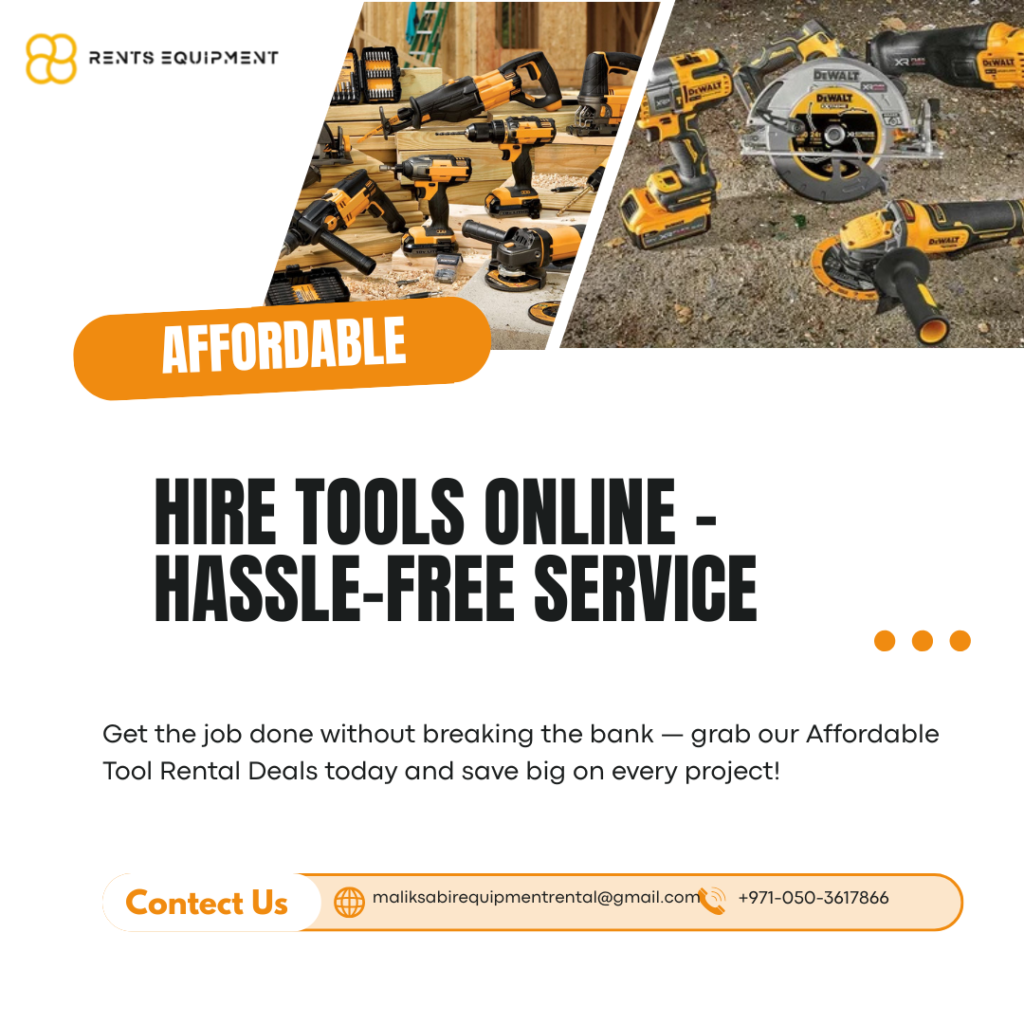 Hire Tools Online – Hassle-Free Service