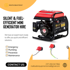 Silent & Fuel-Efficient Mini Generator Hire